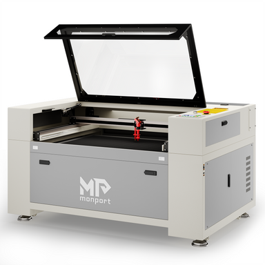 Monport Industrial CO2 Laser Engraver & Cutter Right Side View
