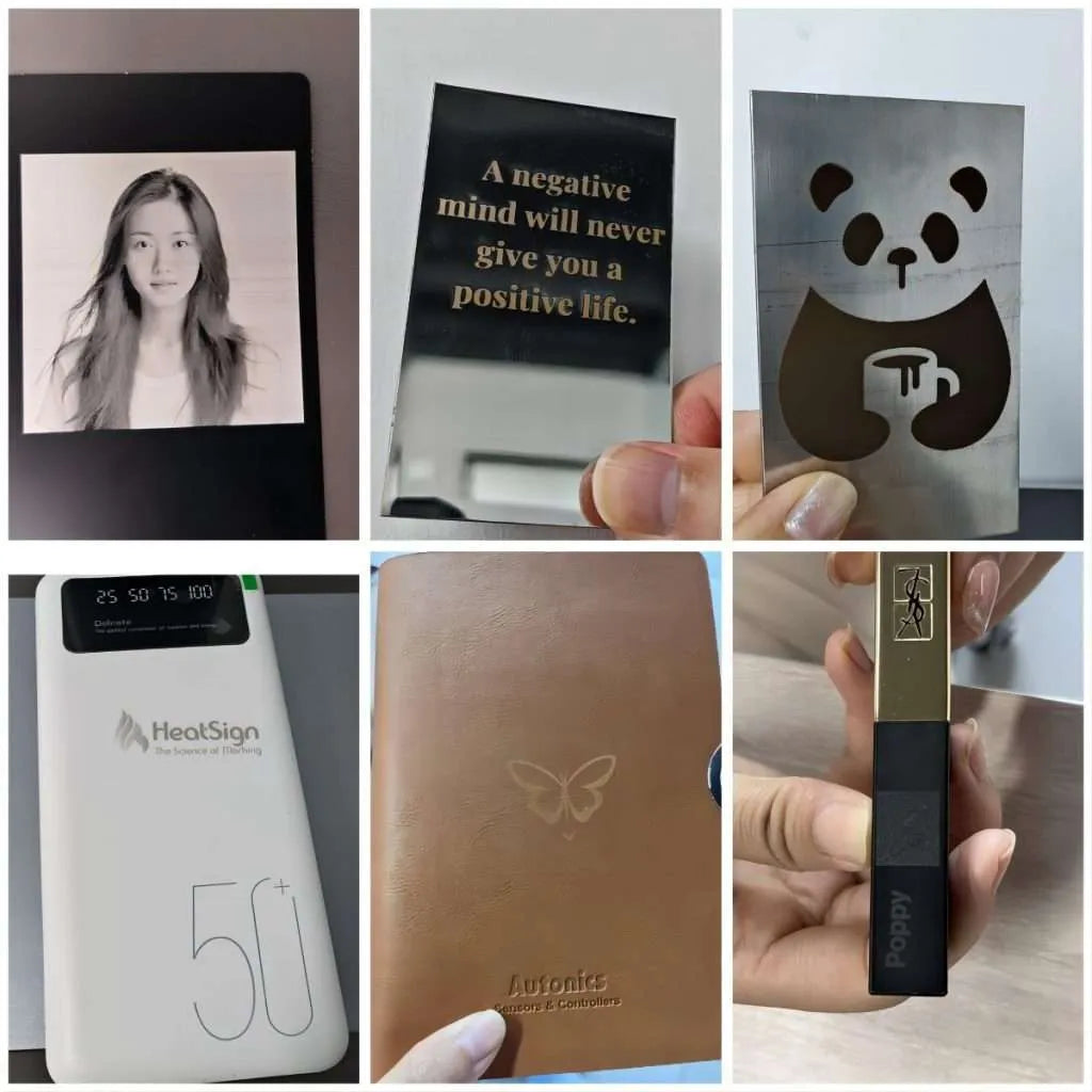 Laser Engraving Metal Business Cards