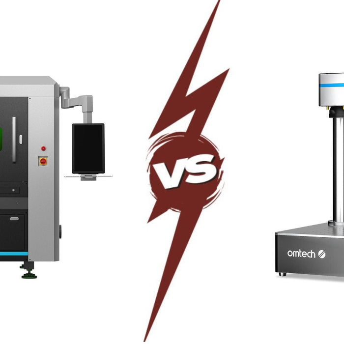 OMTech FC-22 vs Fiber Marking Machines: Cutting vs. Marking, What's the Difference?