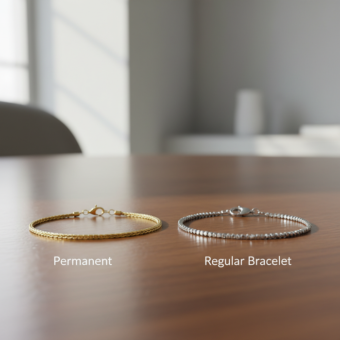 Permanent Bracelet vs Regular Bracelet: Differences and Is It Worth It