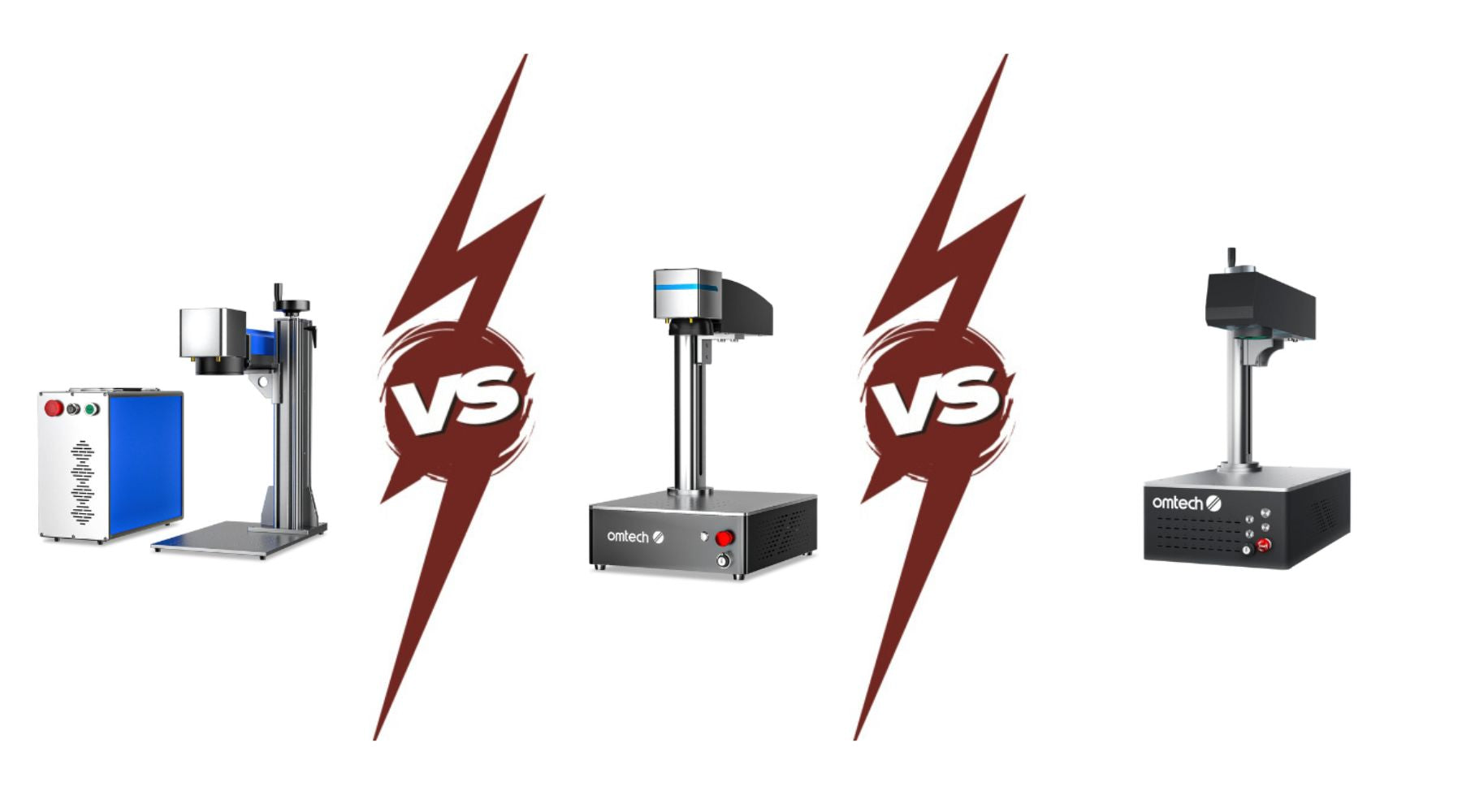 Split vs. Integrated vs. Autofocus Fiber Laser Marking Machines: OMTech Buying Guide