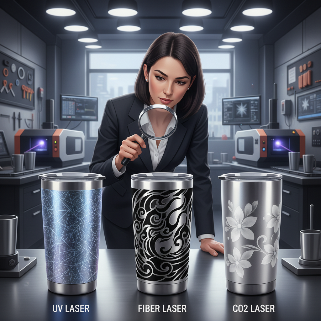 UV Laser on Tumblers vs Fiber vs CO2: Which Is Right for Your Business?