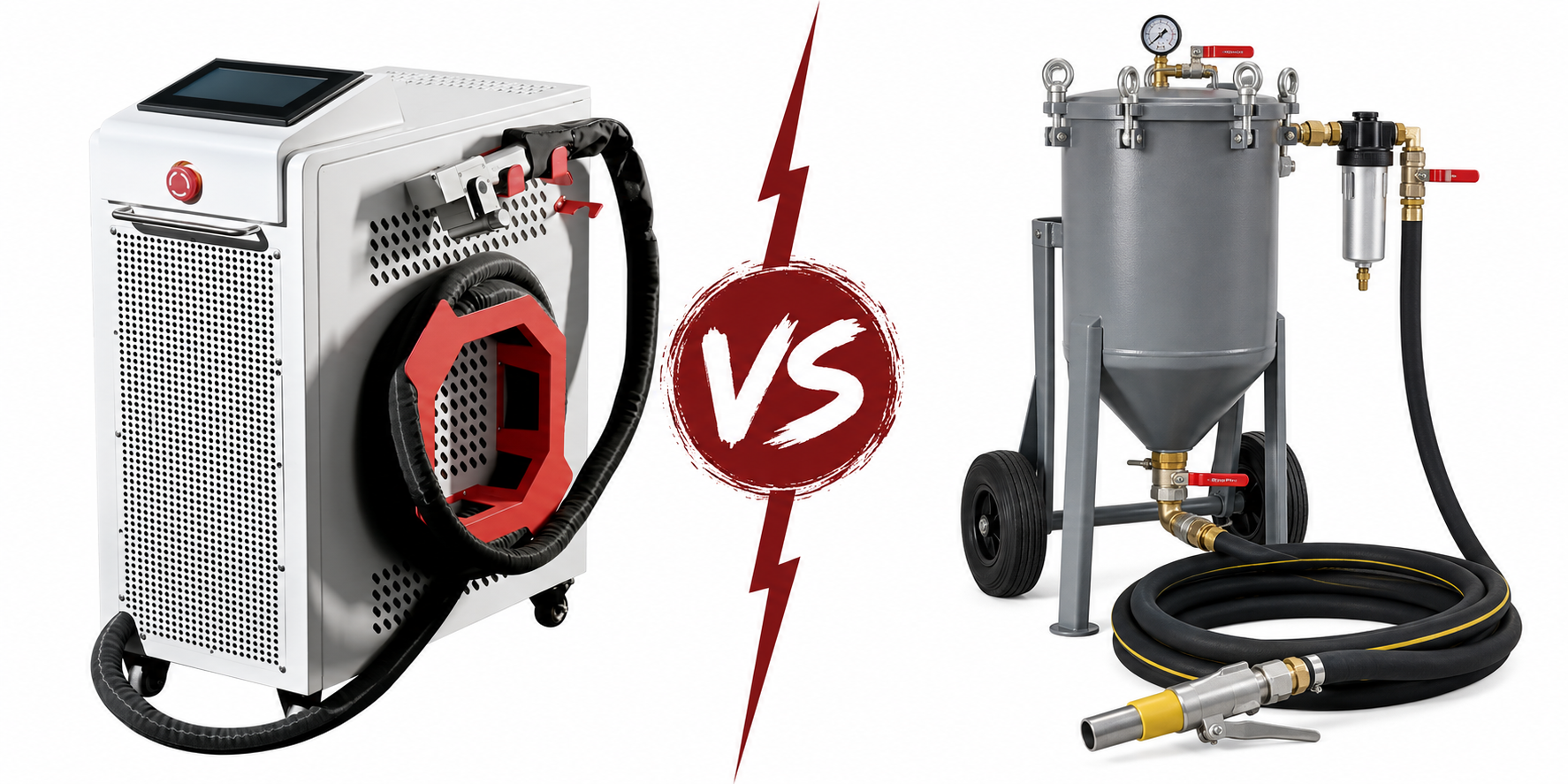 Laser Cleaning vs. Sandblasting: Cost, Speed, Surface Damage and Cleanup