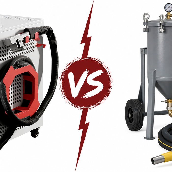 Laser Cleaning vs. Sandblasting: Cost, Speed, Surface Damage and Cleanup
