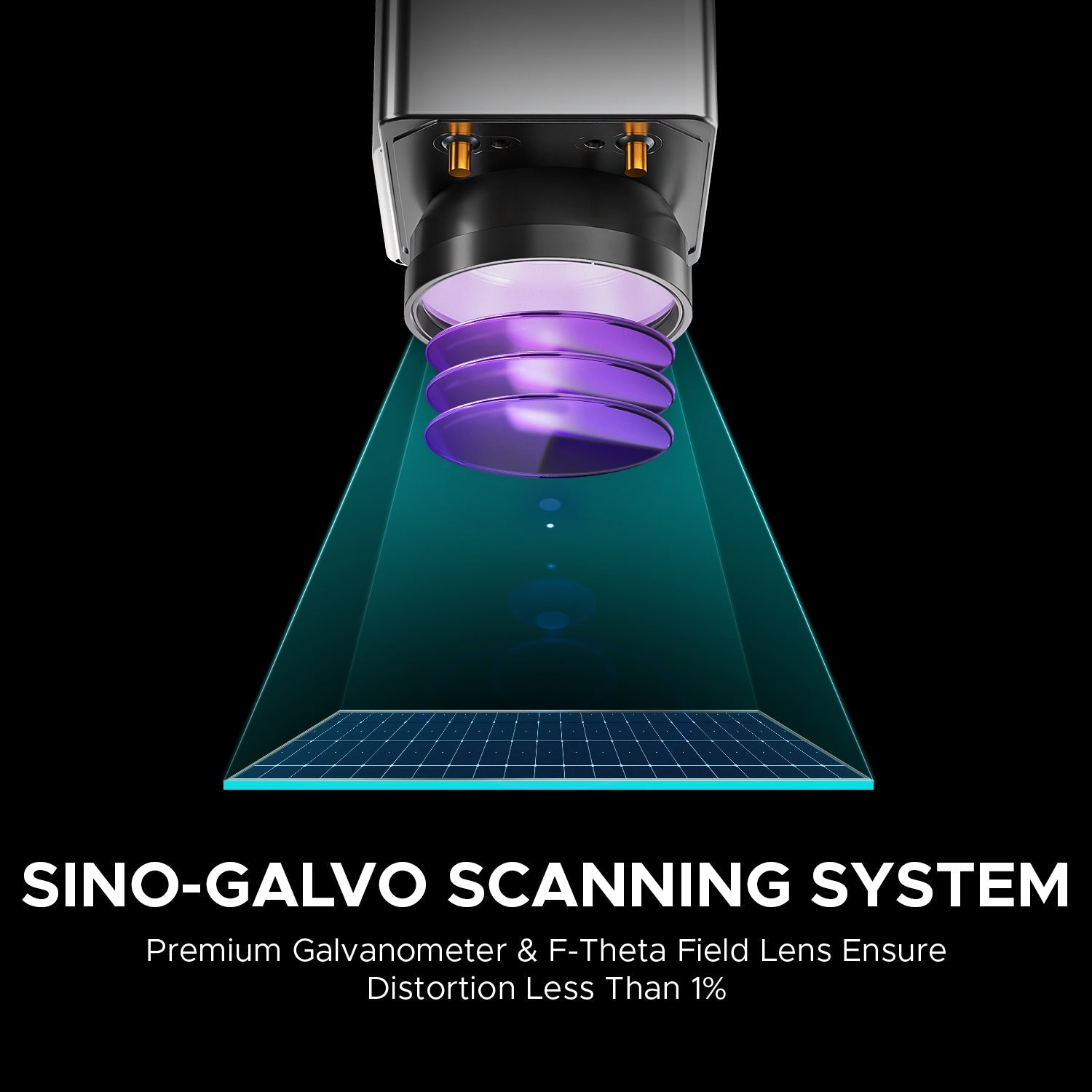 OMTech Galvo 20W Compact Integrated Fiber Laser Marker Scanning System