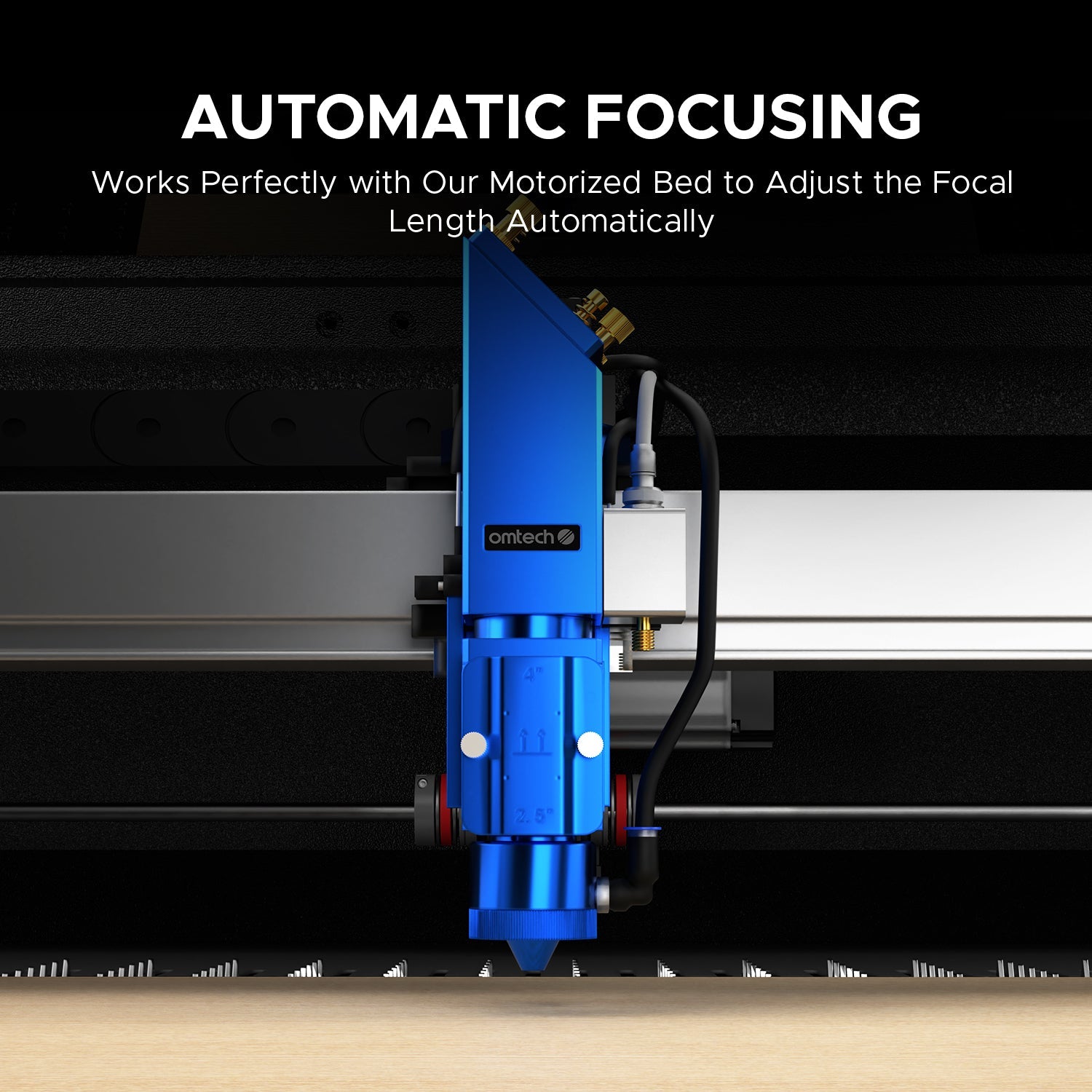 OMTech Pro 3655 Hybrid 150W CO2 Laser Cutter and Engraver Automatic Focus
