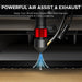 OMTech K40+ 45W Desktop CO2 Laser Engraver Air Assist & Exhaust