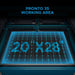 OMTech Pronto 35 90W CO2 Laser Cutter and Engraver Work Area