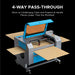 OMTech Maker AF2028-80 90W CO2 Laser Cutter and Engraver 4 Ways Pass Through