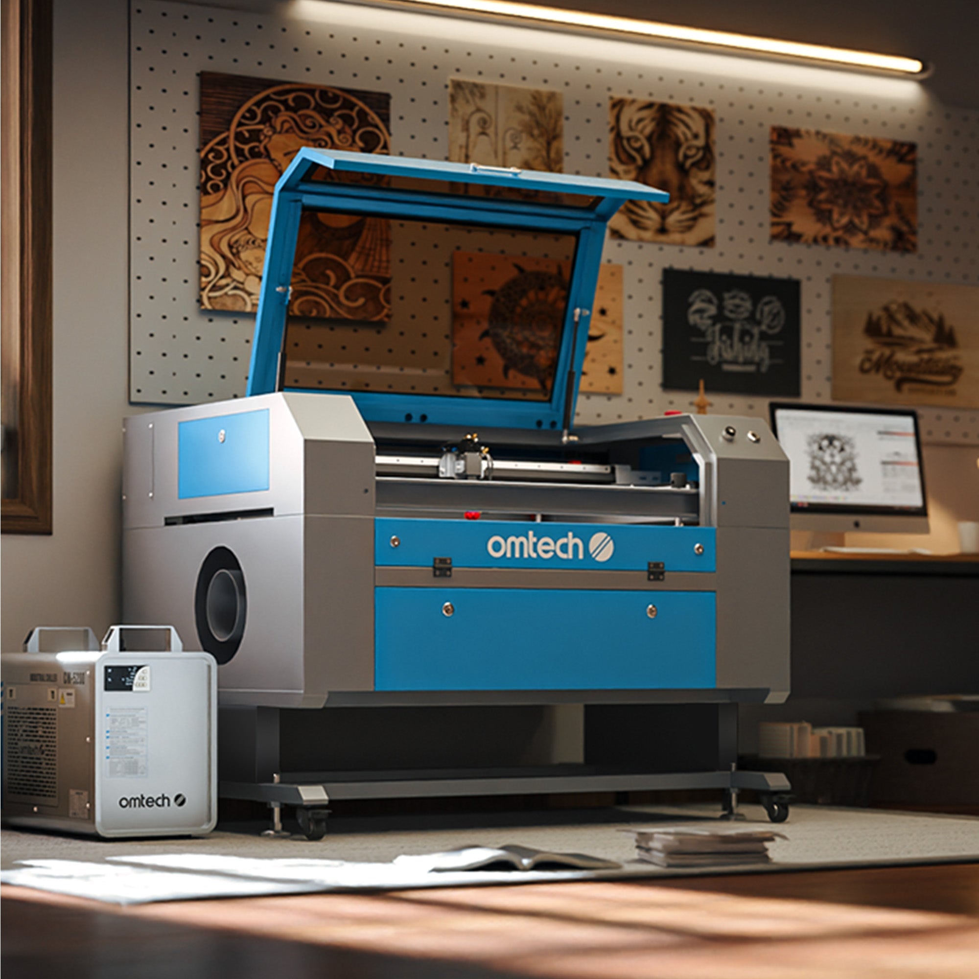OMTech Maker AF2028-80 90W CO2 Laser Cutter and Engraver