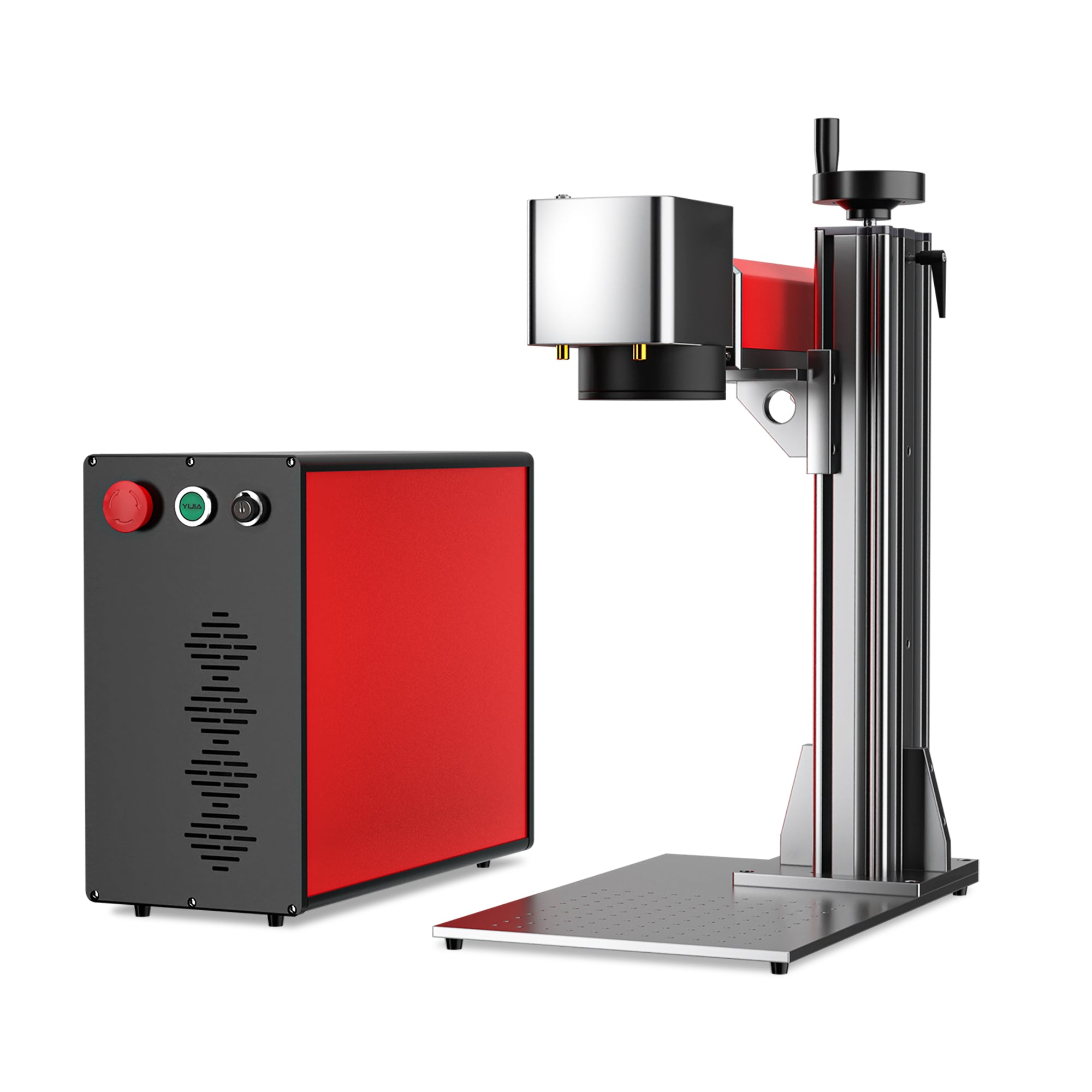 OMTech MOPA 100W Split Fiber Laser Engraver Front Side View