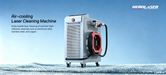 Herolaser 1500W laser cleaning machine specification banner