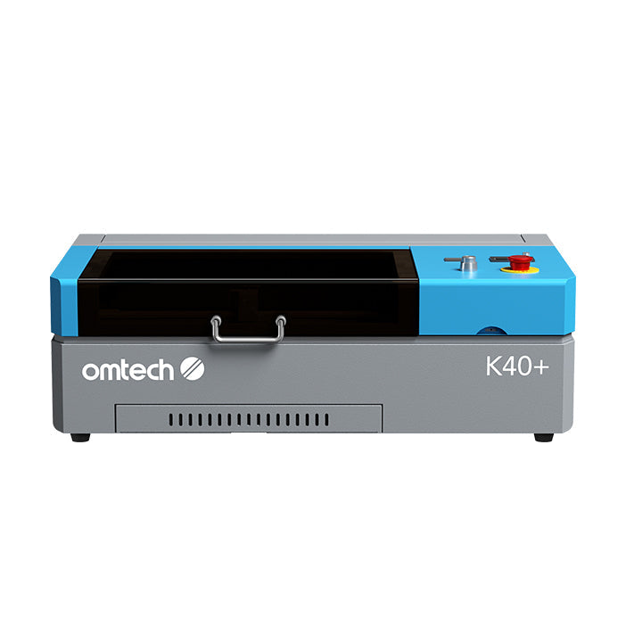 OMTech K40+ 45W Desktop CO2 Laser Engraver Front View