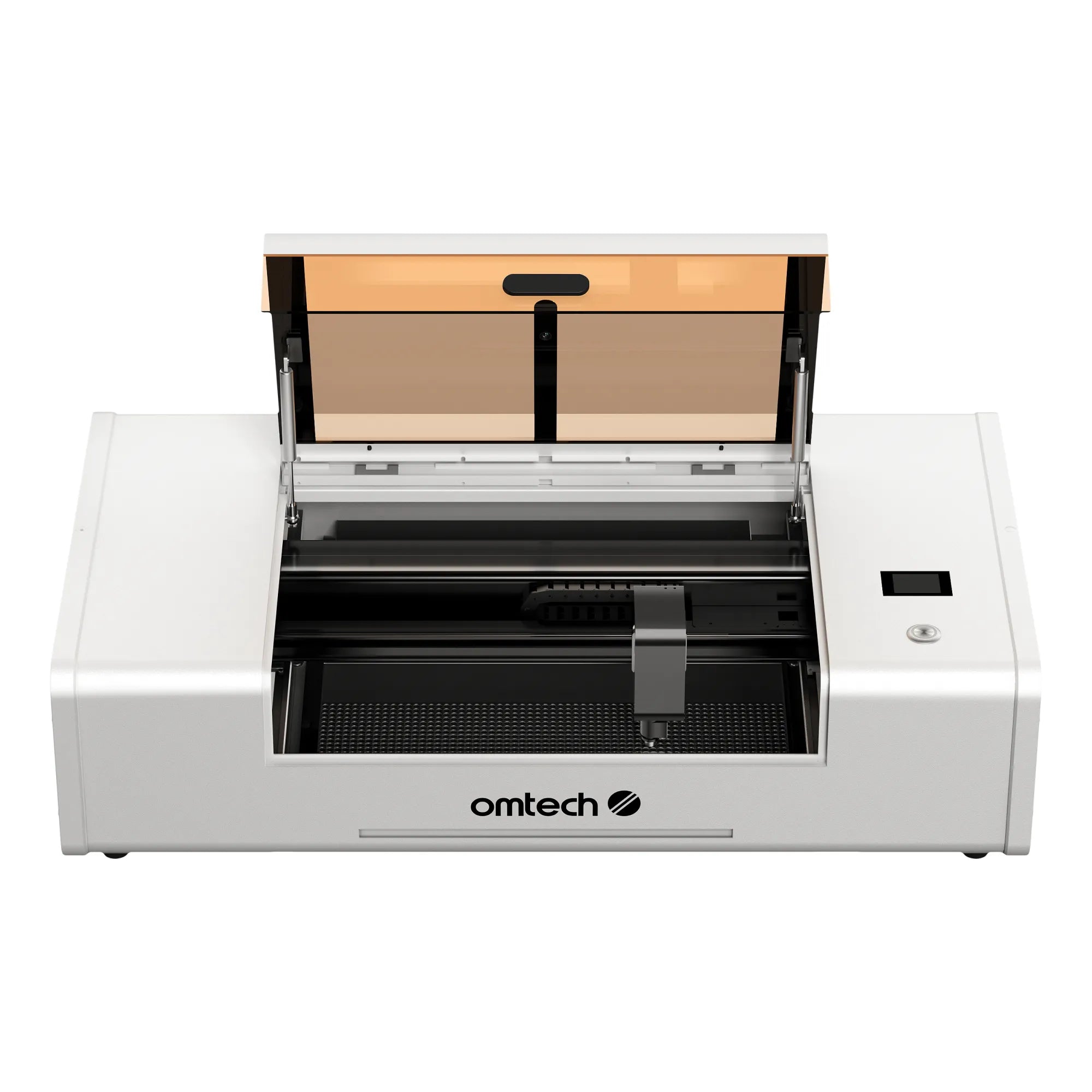 OMTech Polar Lite 55W Desktop CO2 Laser Cutter and Engraver Open View