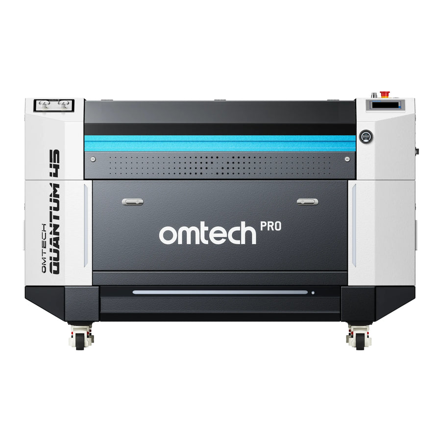 OMTech Pro Quantum 60W RF CO2 Laser Engraver and Cutter Front View