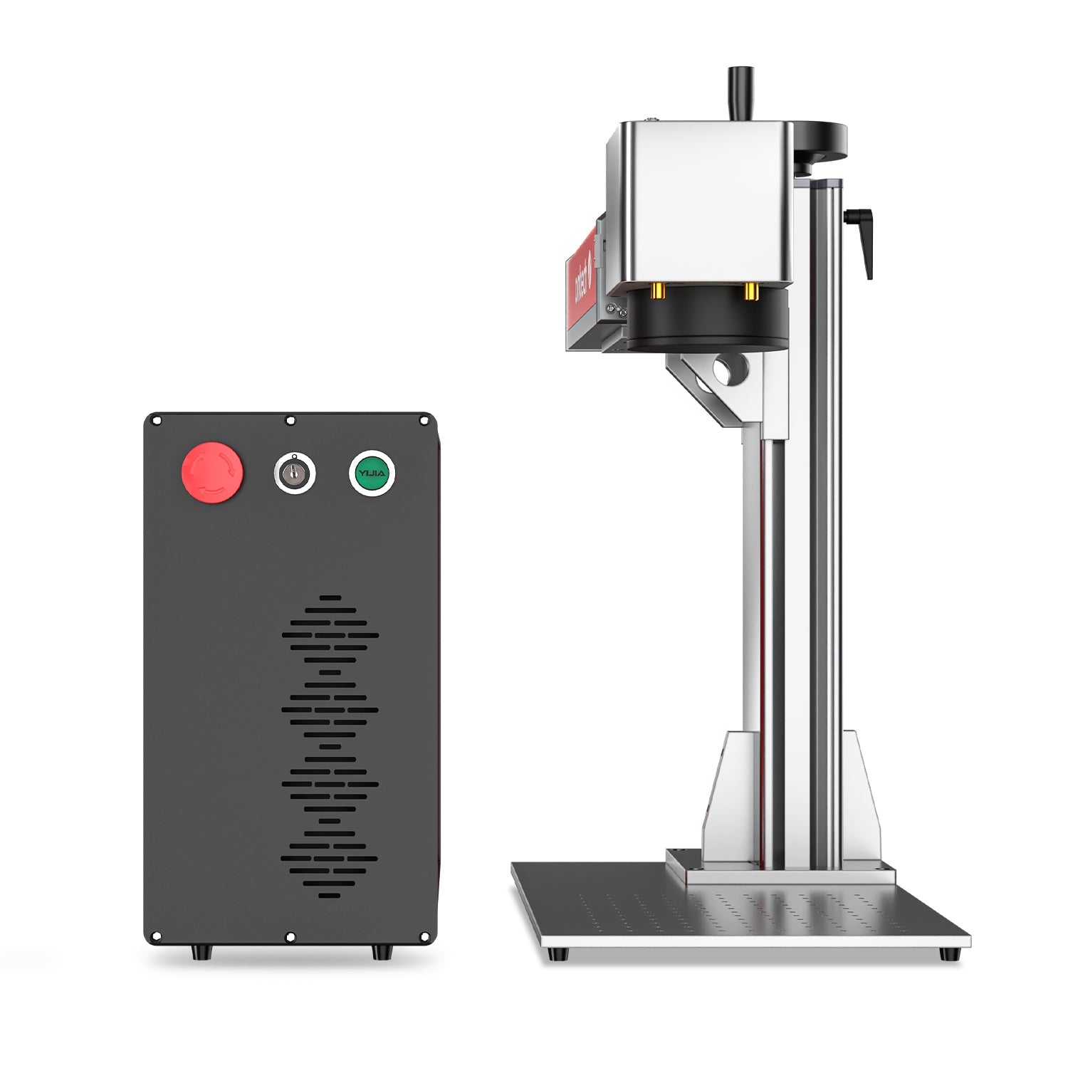 OMTech MOPA 30W Split Fiber Laser Engraver Front View