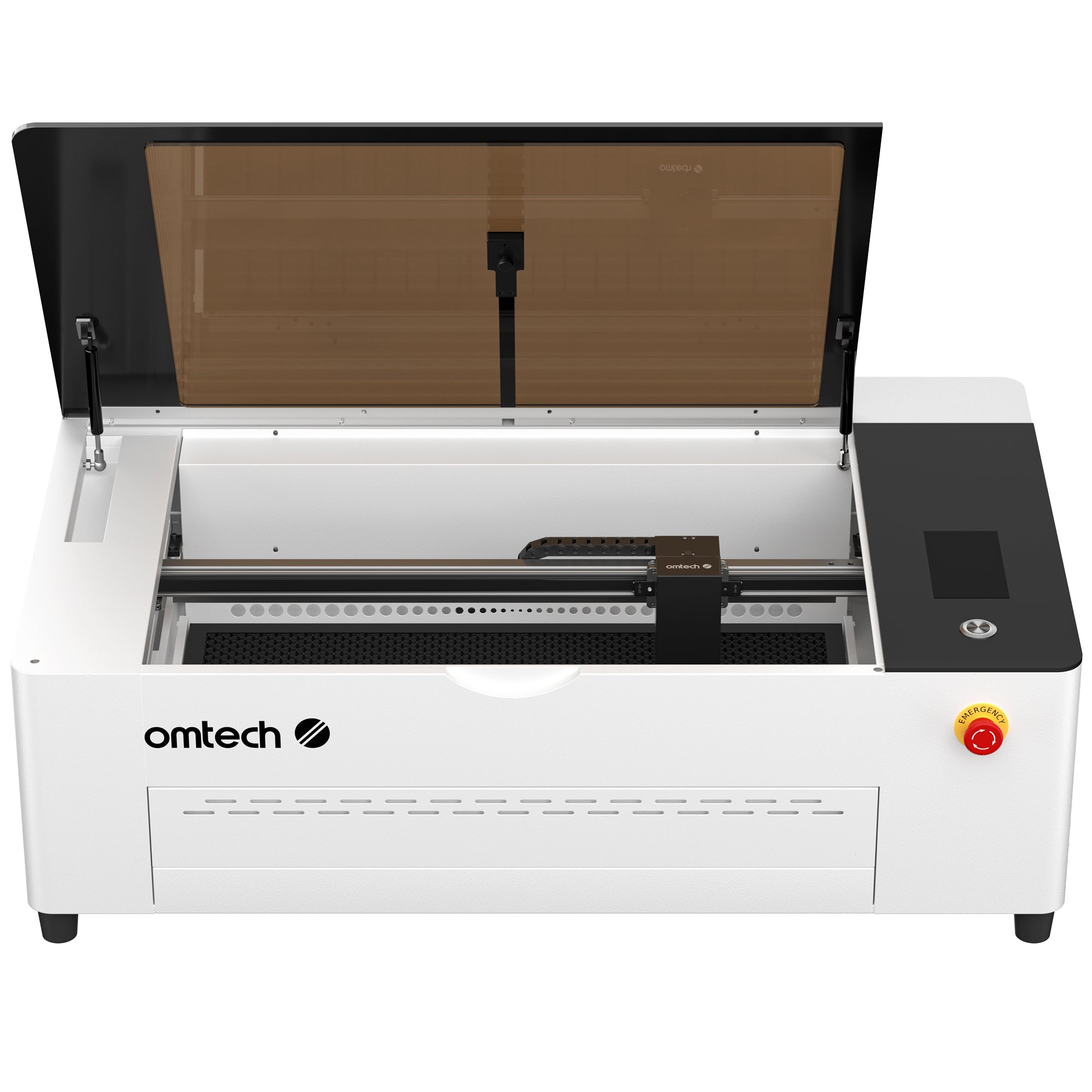 OMTech Polar 2 50W RF Desktop CO2 Laser Open View