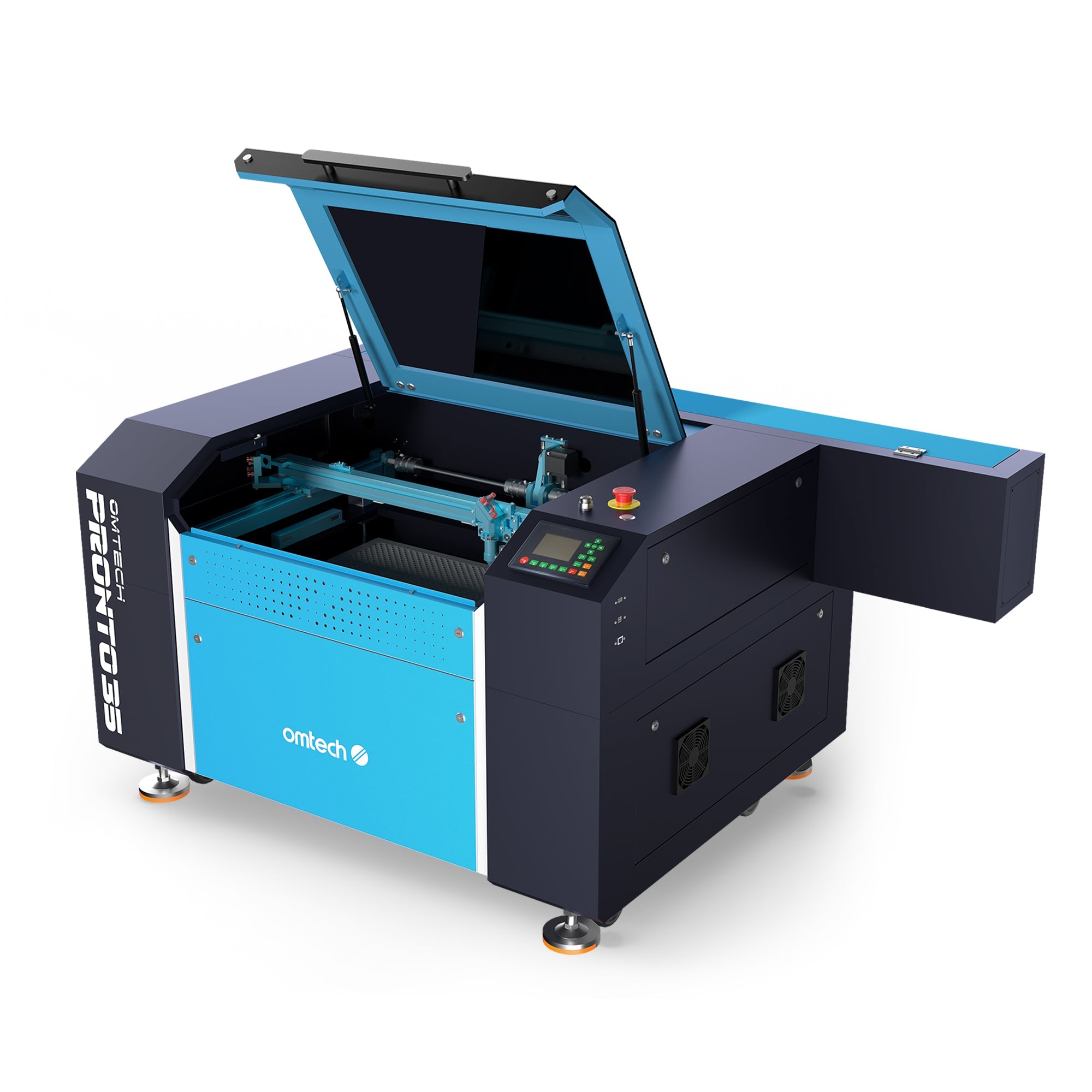 OMTech Pronto 35 100W CO2 Laser Cutter and Engraver Right Side View