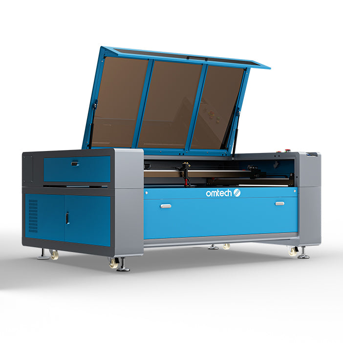 OMTech Maker AF4063-150 150W CO2 Laser Cutter and Engraver Side Open View