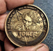 Fiber laser coin deep engraving