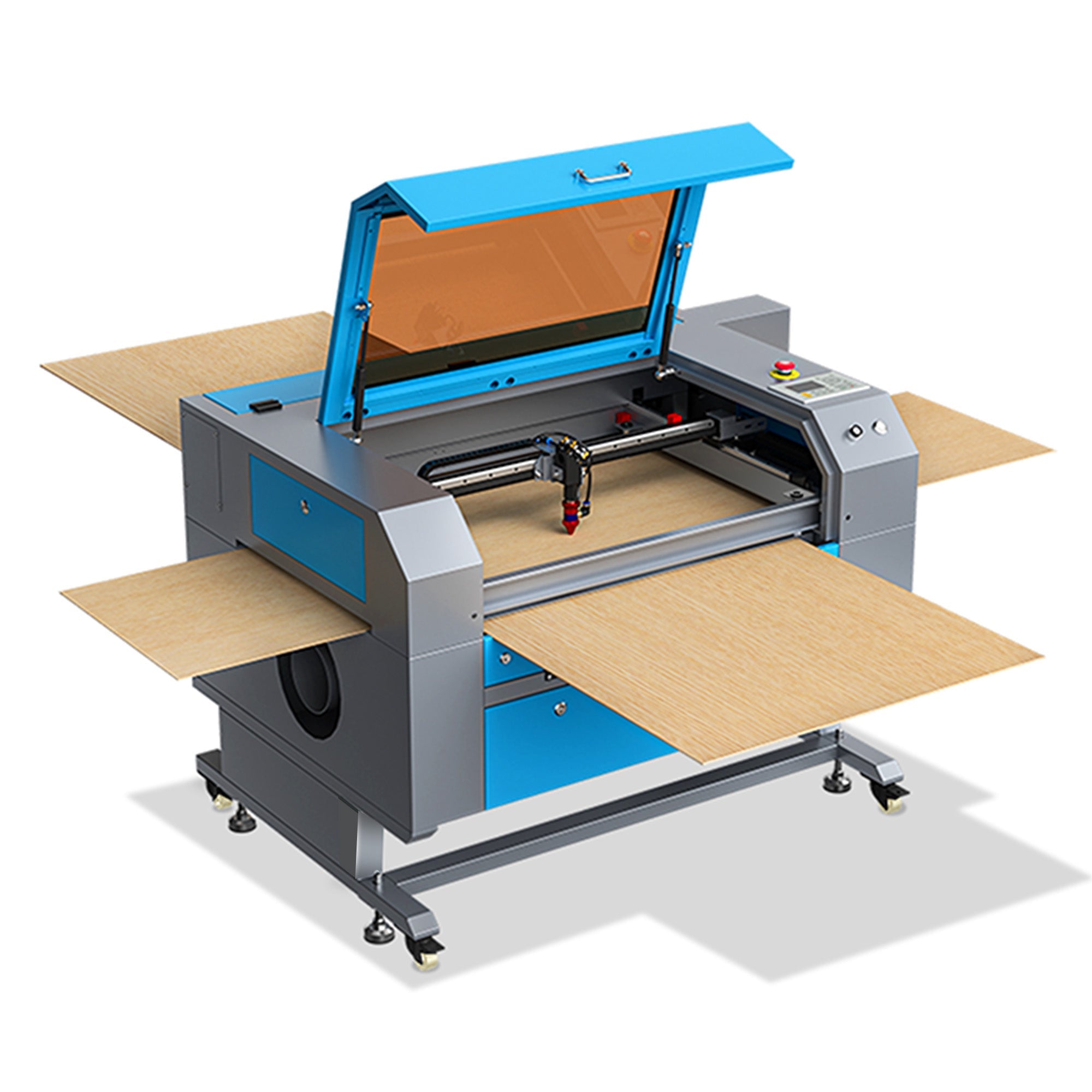 OMTech Maker AF2028-80 90W CO2 Laser Cutter and Engraver 4 Ways Pass