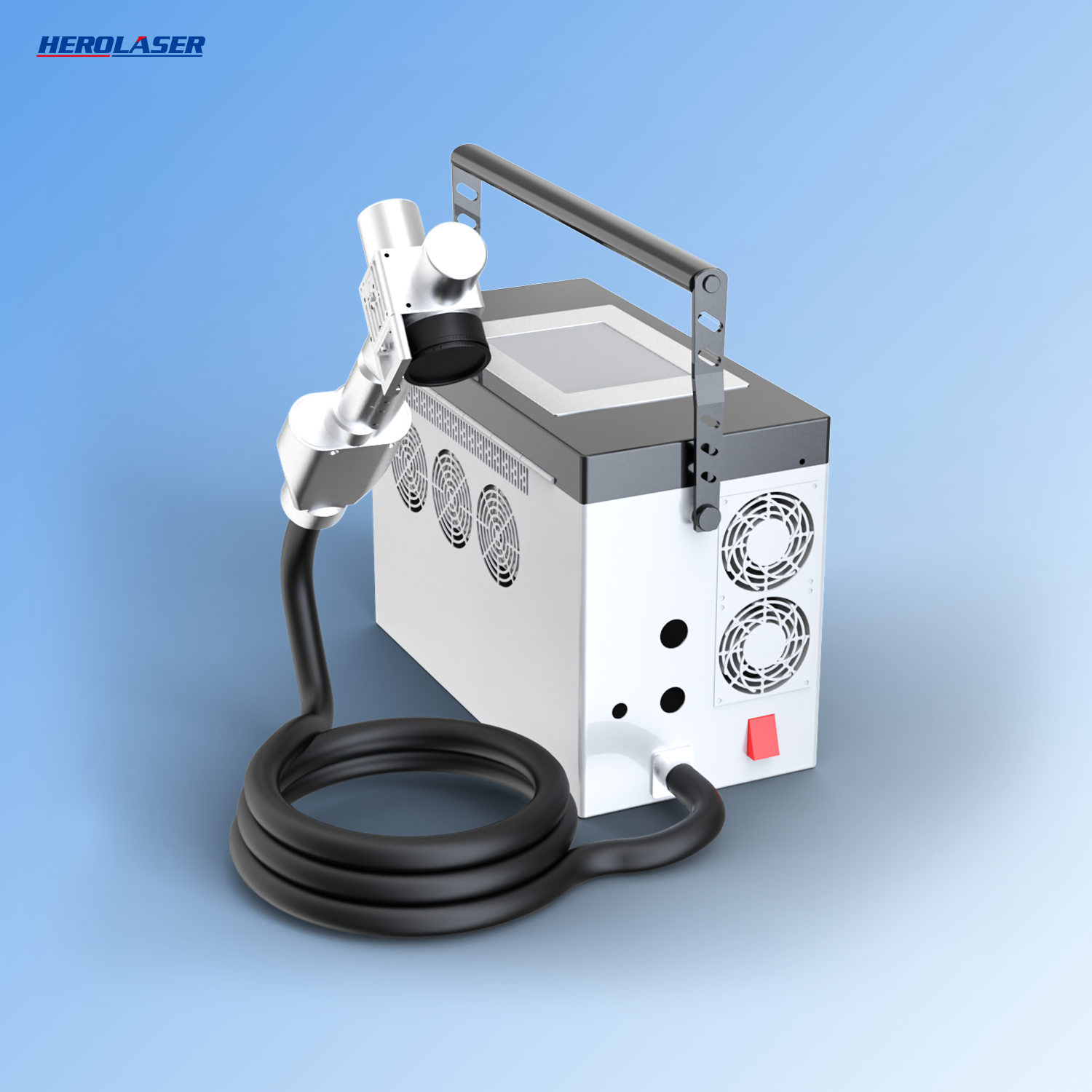 Herolaser 200W Pulsed Laser Cleaner — cleaning application example