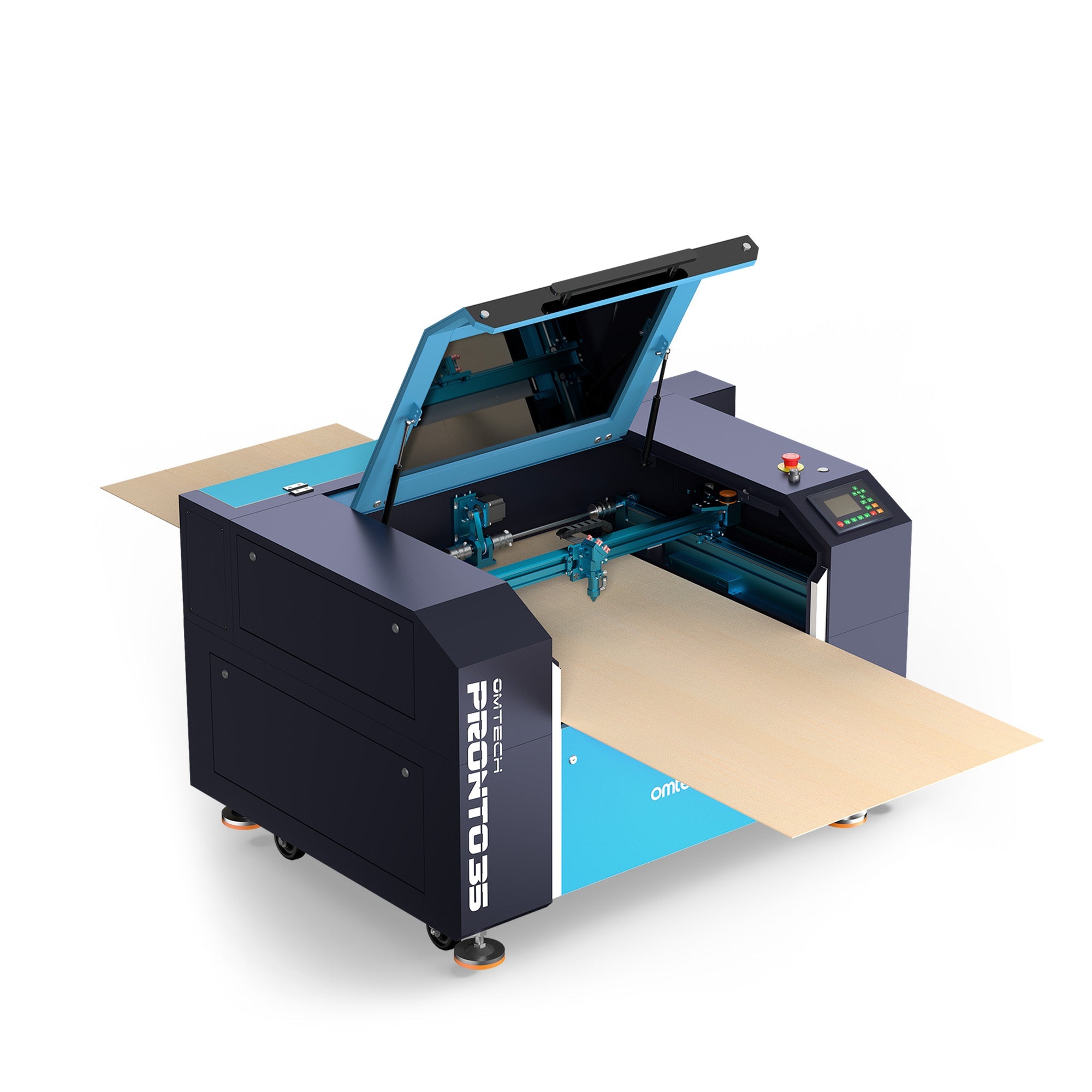 OMTech Pronto 35 90W CO2 Laser Cutter and Engraver Pass Through