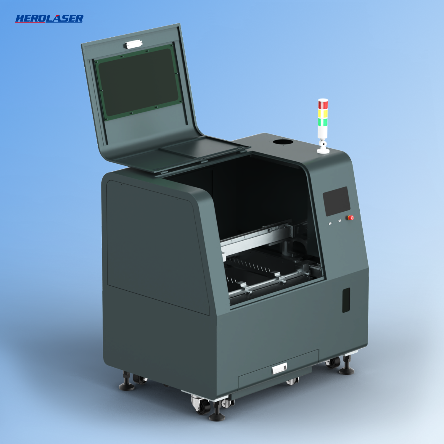 Herolaser 1500W Desktop Metal Laser Cutter — cut metal part sample