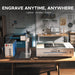 OMTech Galvo 30W Split Fiber Laser Engraver Engrave Anywhere