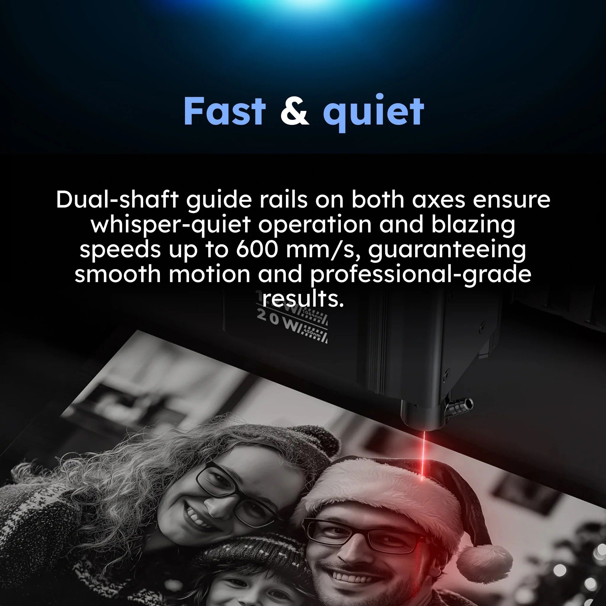 AtomStack Kraft Dual Laser Cutter - 20W Diode, 1.2W IR Fast And Quiet