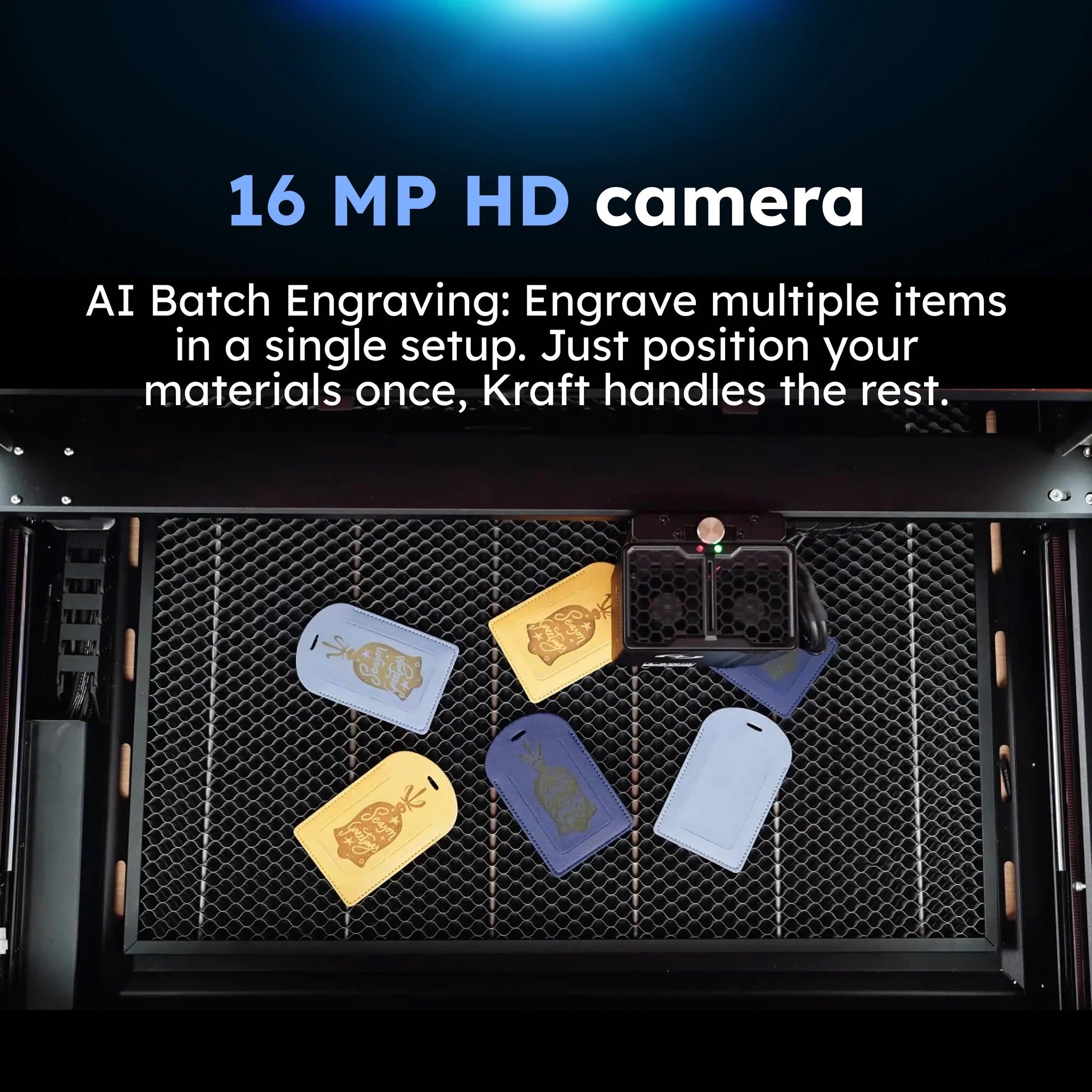 AtomStack Kraft Dual Laser Cutter - 20W Diode, 1.2W IR HD Camera