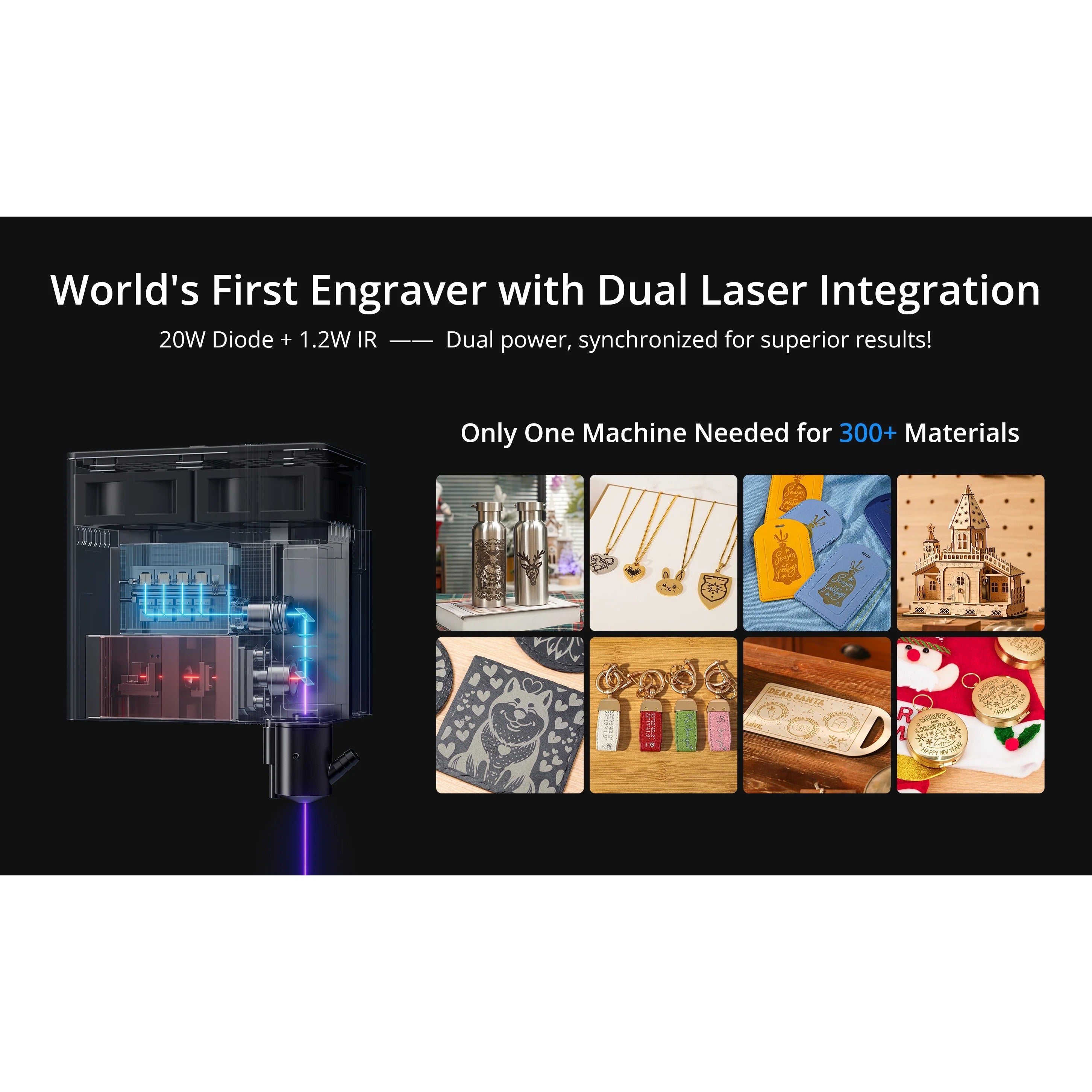 Atomstack Kraft Diode + IR Laser Engraver