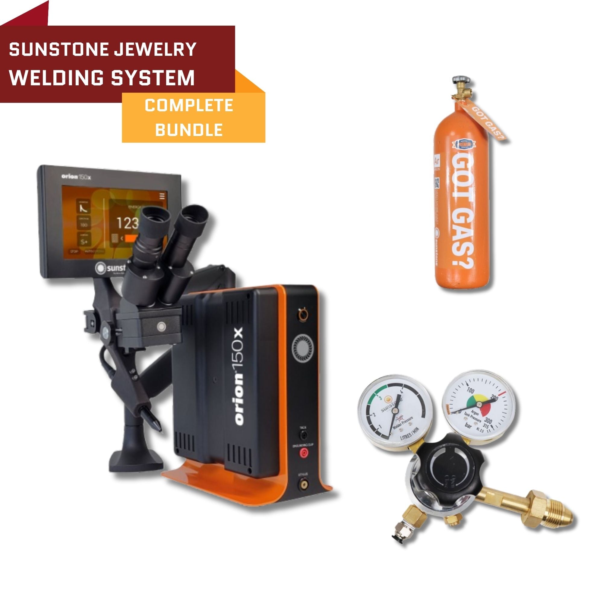 Sunstone Jewelry Welding System | Orion 150x + Argon Bundle