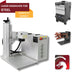 Laser Engraver For Steel Complete Bundle With Machine And Accessories On A White Background