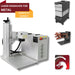 Laser engraver for metal complete bundle with machine and accessories on a white background