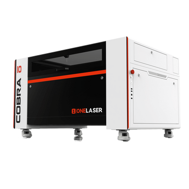 OneLaser Cobra 10 100W CO2 laser engraver and cutter, front view