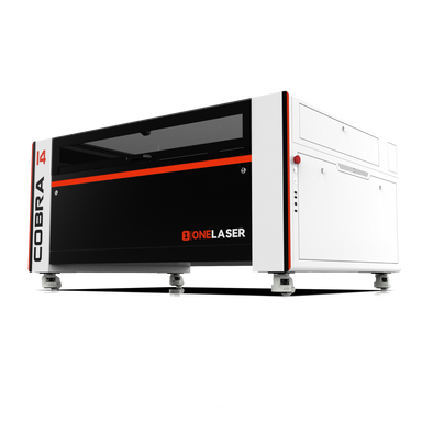 OneLaser Cobra 14 130W CO2 laser engraver and cutter, front view