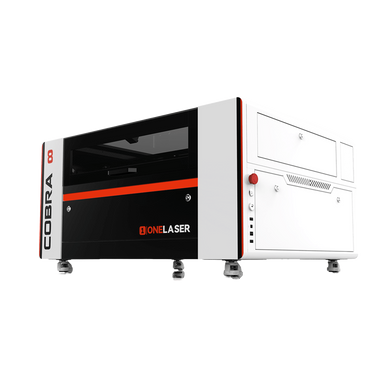 OneLaser Cobra 8 90W CO2 laser engraver and cutter, front view