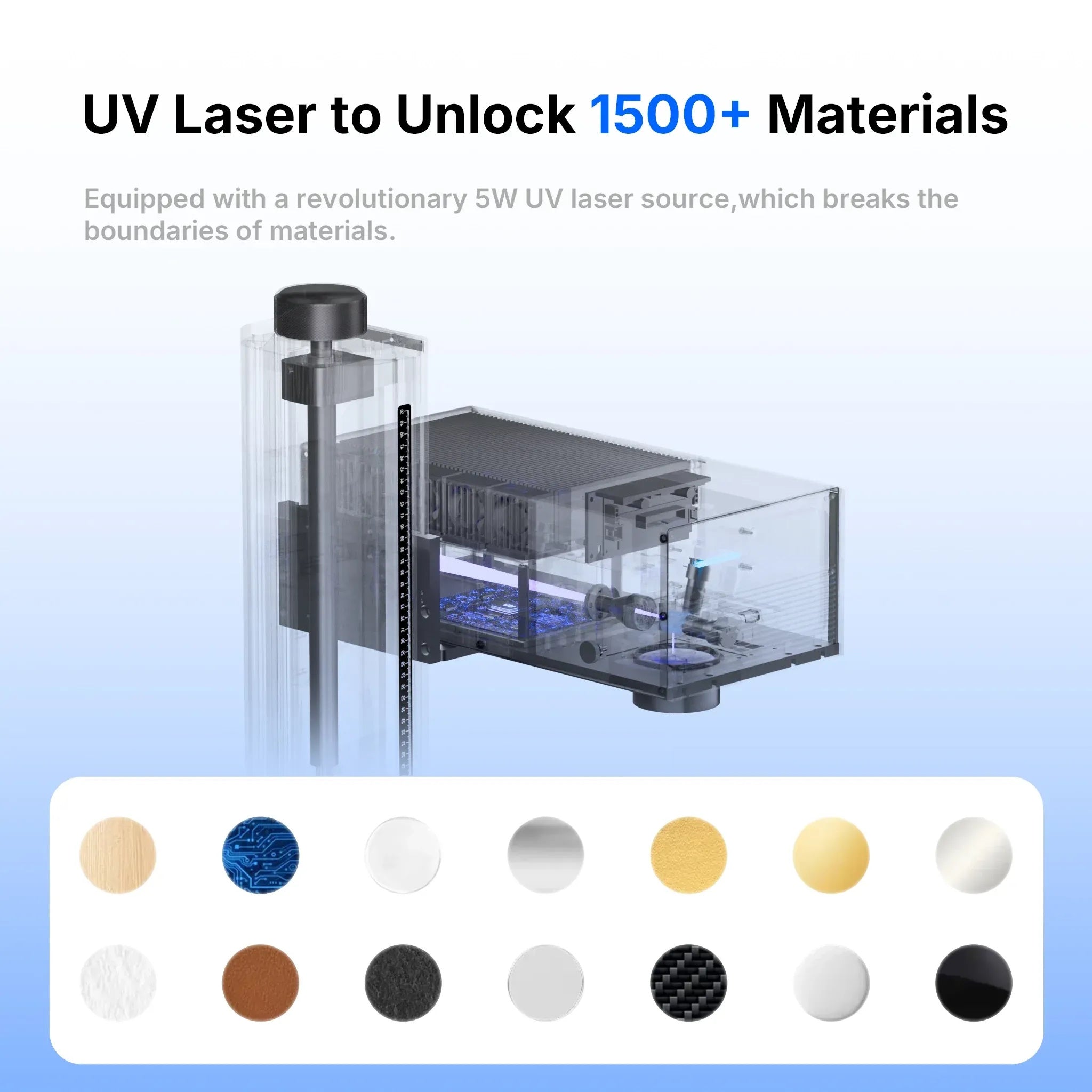 ComMarker Omni XE UV Laser Engraver Unlock Materials