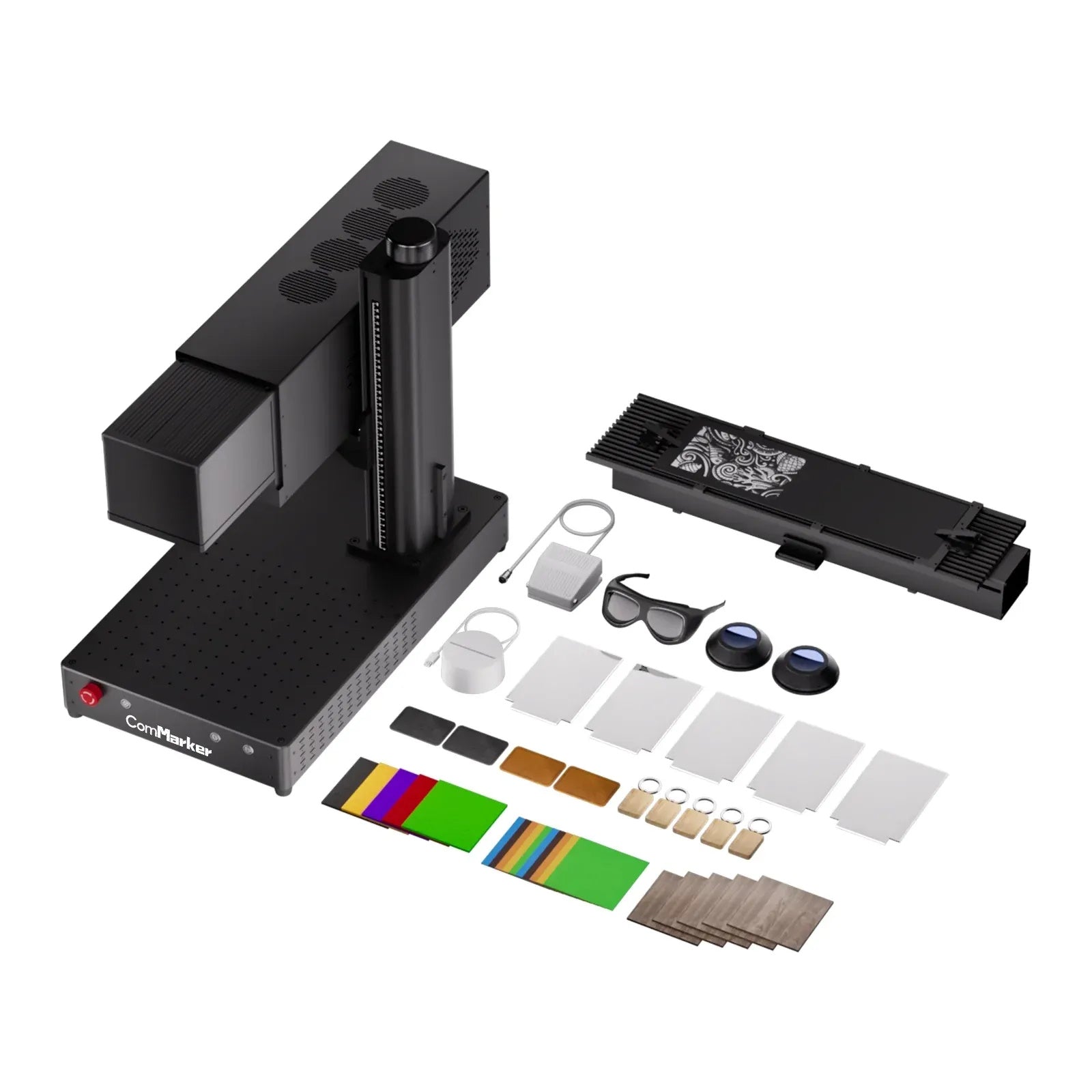 ComMarker COX 40W RF CO2 Laser Engraver Slider Bundle
