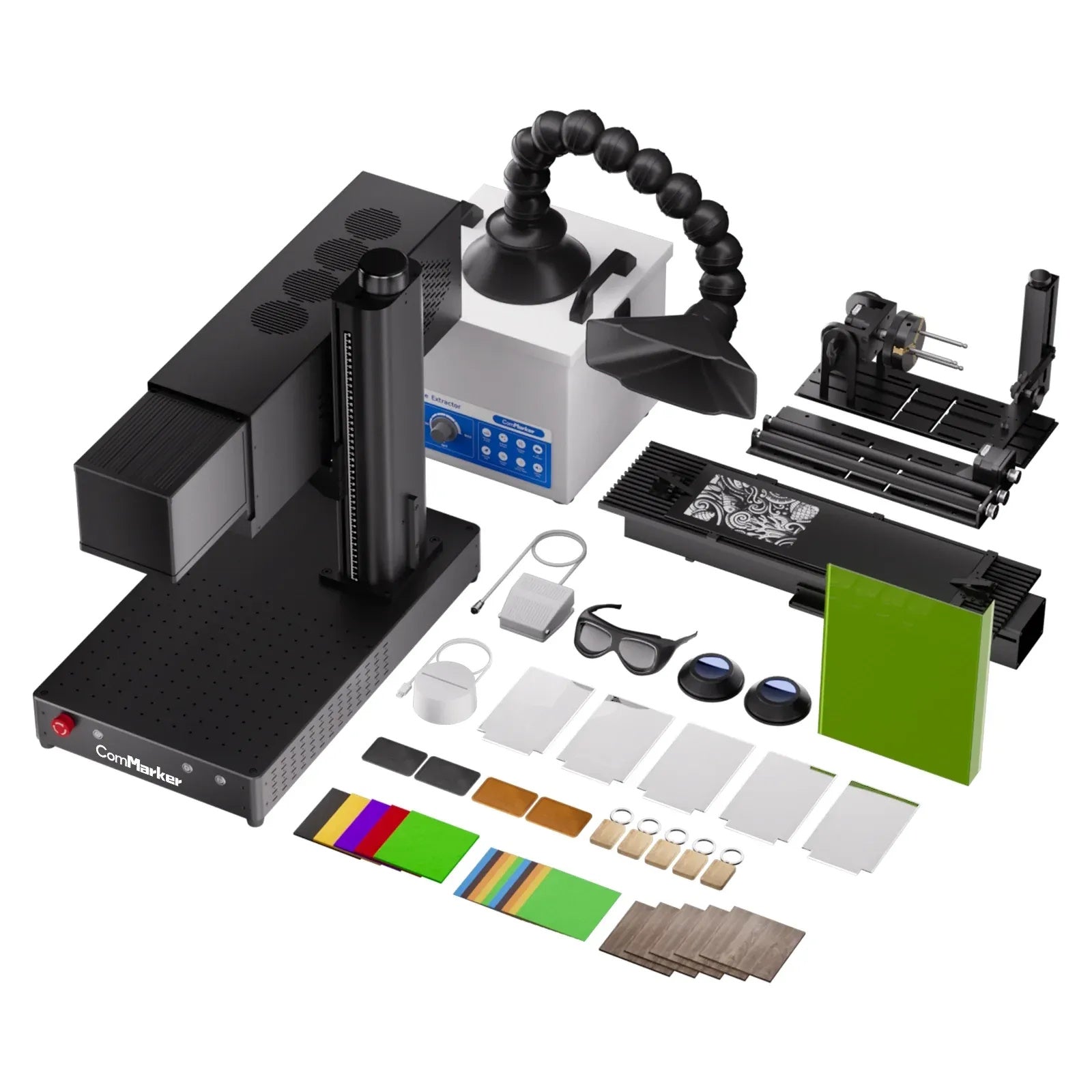 ComMarker COX 40W RF CO2 Laser Engraver Ultimate Bundle