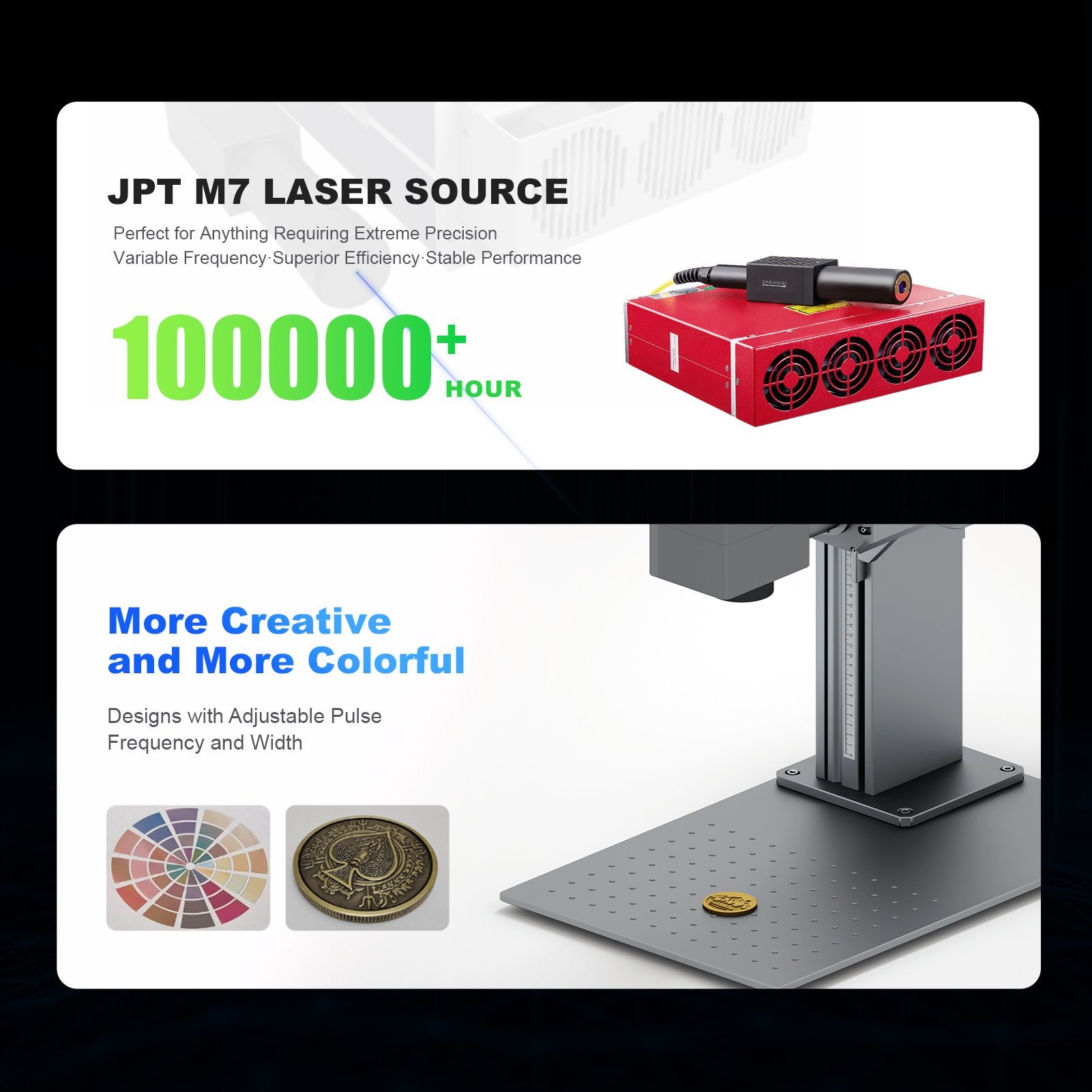 Commarker M7 Split JPT MOPA Fiber Laser Engraver Lifespan