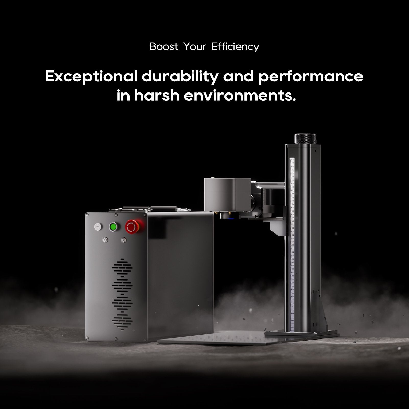 Commarker Titan 1 JPT MOPA Fiber Laser Engraver Efficiency