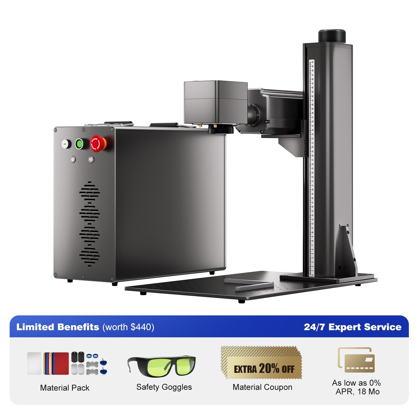 Commarker Titan 1 JPT MOPA Fiber Laser Engraver Limited benefits