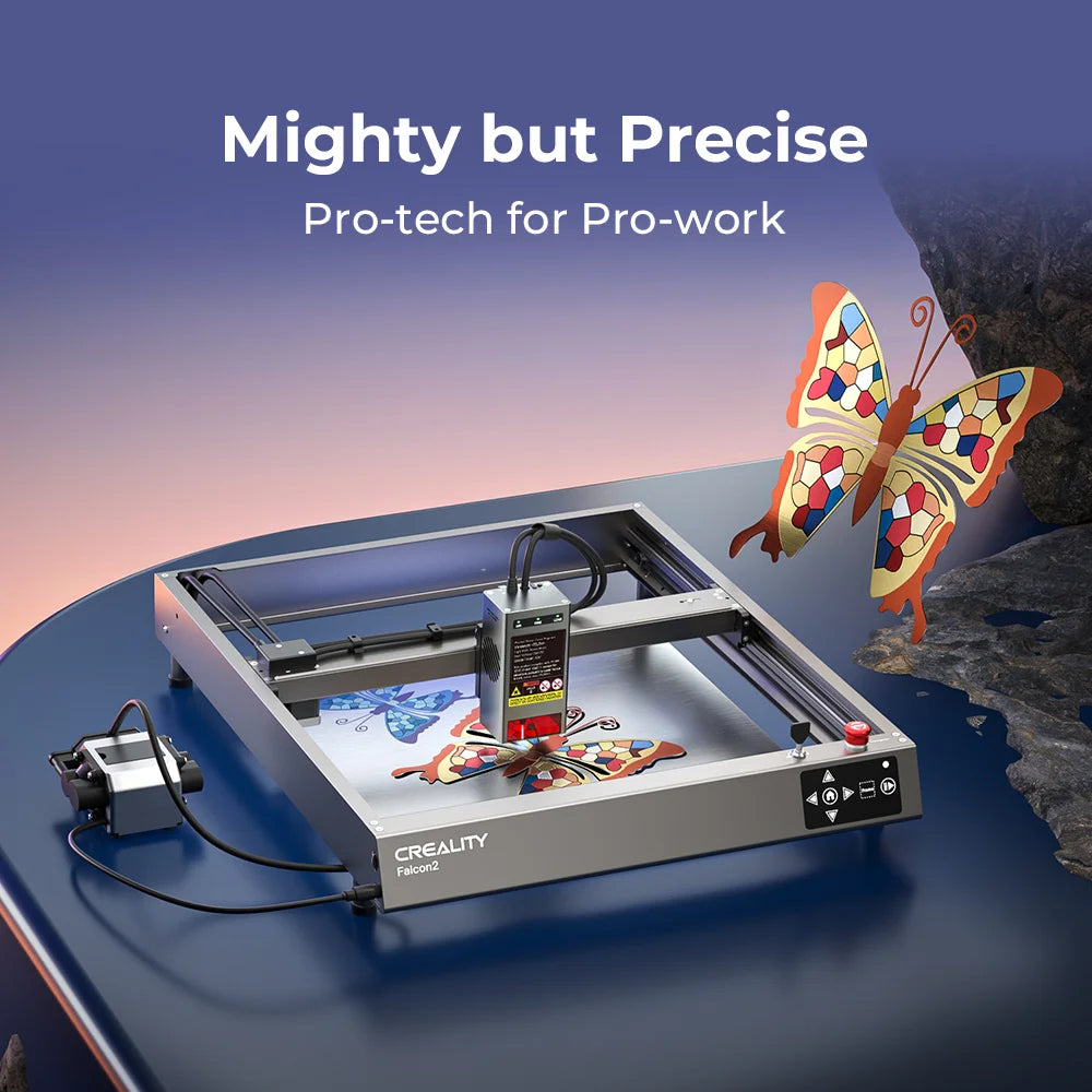 Creality Falcon2 40W Laser Engraver & Cutter | High-Speed, Precision ...