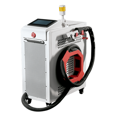 Herolaser 2000W handheld fiber laser cleaning machine, front view — Herolaser 2000W Continuous Laser Cleaning Machine