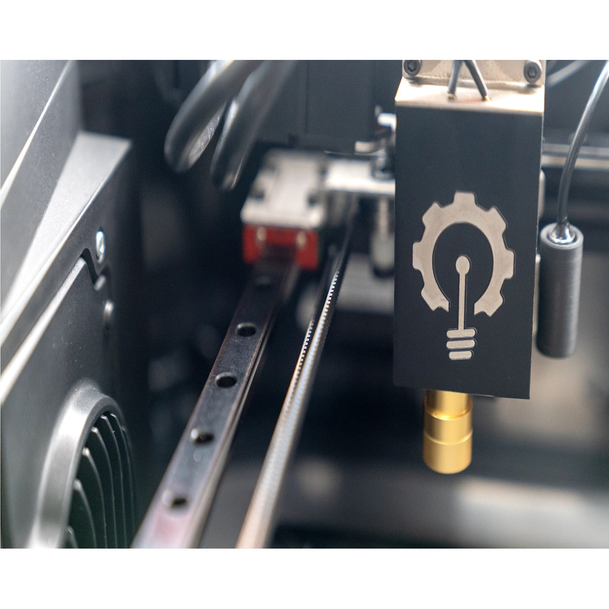 Emblaser Pro CO2 Laser Cutter and Engraver Inside View