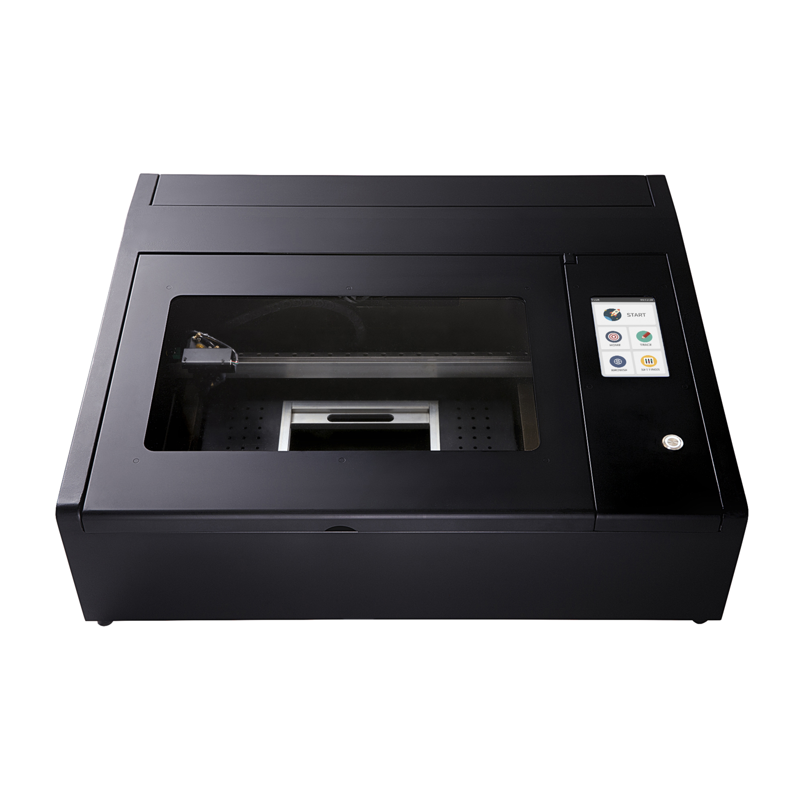 FLUX Beambox 40W CO2 Laser Cutter & Engraver top down closed lid