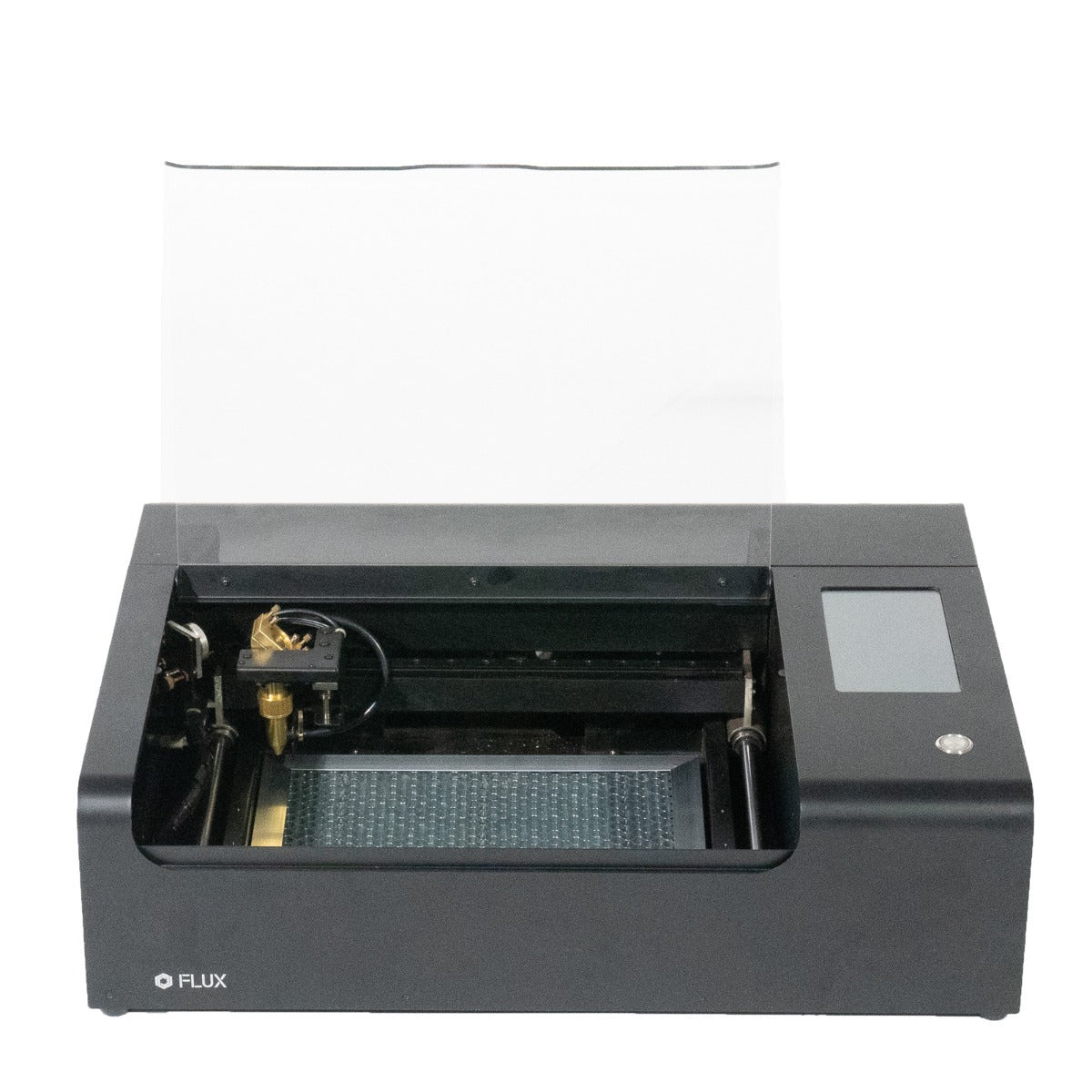 FLUX beamo 30W Desktop Laser Cutter & Engraver front view with lid open