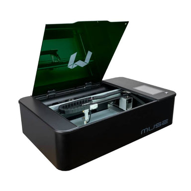 FSL Muse Core Laser Engraver Cutter Side Angle Open